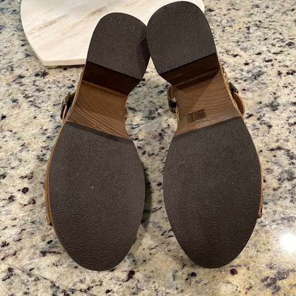 Free People Sandal Clog Belem Platform Snakeskin Black/Tan 39/US 9 Never Worn - Picture 6 of 6